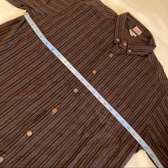 UFO Woven Striped Long-sleeved Shirt - Picture 3 of 6